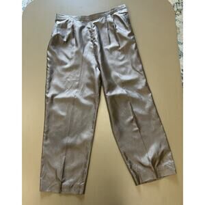 Patchington Pants Brown size 16 Pleated VTG Clearwater FL women’s Formal Career